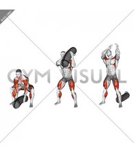 Weighted Sandbag Over the Shoulder Toss (male)