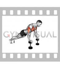 Deep Push-up between Dumbbells (male)