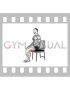 Seated Hamstring Stretch on a Chair (male)