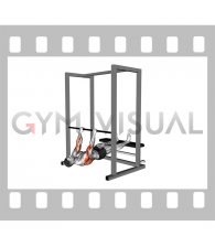 Inverted Legs Elevated Close grip Row (male)