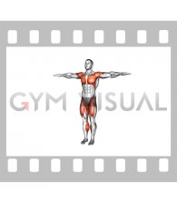 Cross Arms Front Leg Kick (male)