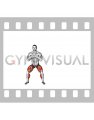Shuffle Step with Squat and Jump (male)