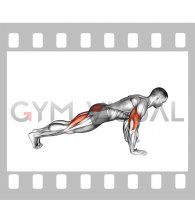 Offset Leg Push-up (male)