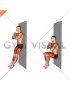 Heels Squat Slide Wall (male)