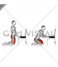 Kneeling Bend Knee Chair Supported (male)