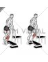 Standing Single Leg Concentration Calf Raise (male)