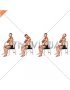 Seated Neck Flexion to Extension on Chair (male)