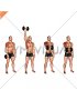 Dumbbell Full Front Raise Catch (male)