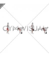 Kettlebell Single Leg Deadlift Pass