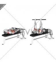 Stick Lying Front Raise (male)