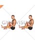Resistance Band Seated Single Leg Hugging Knee Flexion (male)