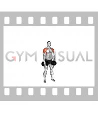 Dumbbell Front Raise Shoulders Press Combo (male)