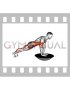 Bosu Ball Plank Hold (male)