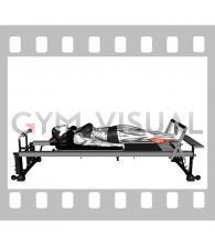 Pilates Machine Lying Calf Raise (female)