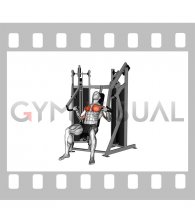 Lever Stack Seated Chest Press (male)