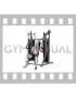 Lever Stack Seated Single Arm Chest Press (male)