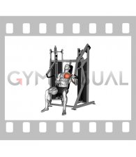 Lever Stack Seated Single Arm Chest Press (male)