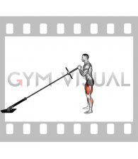Landmine Squat Jump (male)