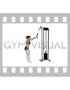Cable Straight Arm Pulldown (with rope) (female)