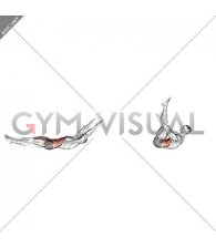 Lying Abdominal Scissors Crunch (male)