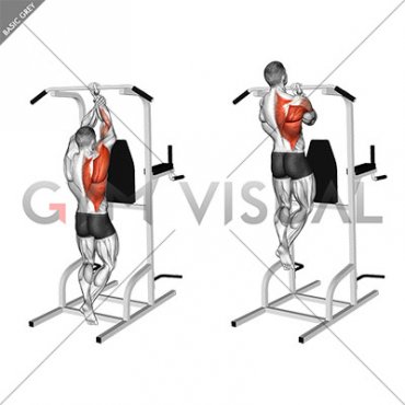 Uneven Pull-up (male)