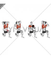 Kettlebell Half Kneeling Halo (male)