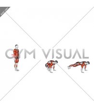 Push-up Plank Jack Burpee (male)