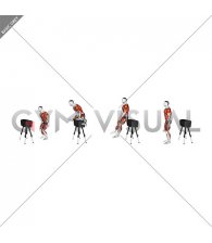 Box Jump Through the Arms (male)