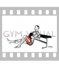 Weighted One Leg Hip Thrust