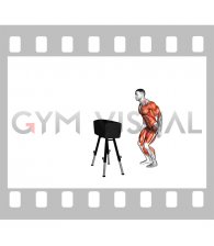 Box Jump Through the Arms (male)