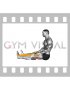 Resistance Band Seated Single Leg Hamstring Stretch (male)