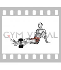 Seated Single Leg Half Circle (male)