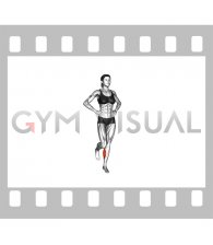 Single Leg Calf Jump (female)