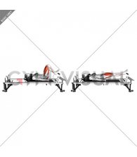 Pilates Machine Lying Knee Extension (female)