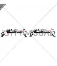 Pilates Machine Lying Calf Raise (female)