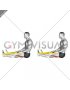 Resistance Band Seated Single Leg Hamstring Stretch (male)