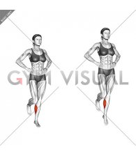 Single Leg Calf Jump (female)