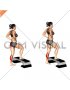 Single Leg Calf Jump StepBox Supported (female)