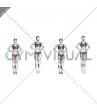 Calf Side to Side Jump (female)