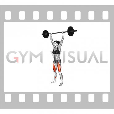 Barbell Overhead Squat (female)