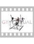 Barbell Incline Shoulders Press (inside squat cage) (female)