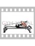 Pilates Machine Lying Frog and Leg Circle (female)