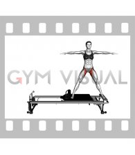 Pilates Machine Side Split (female)