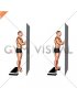 Standing Tibialis Raise Wall Supported (male)