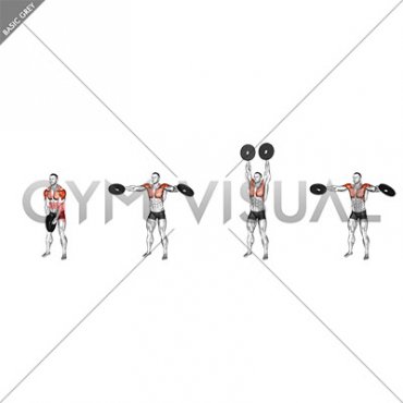 Weighted Plate LU Raise (male)