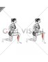 Split Stance Single Leg Calf Raise (female)