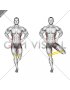 Resistance Band Standing Balance Bent Leg Hip Abduction (male)