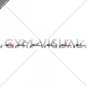 Pilates Machine Lying Frog and Leg Circle (female)