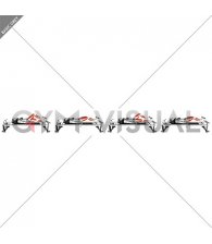 Pilates Machine Lying Running (female)