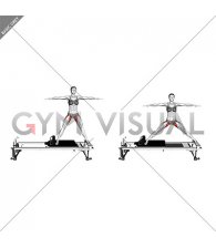 Pilates Machine Side Split (female)